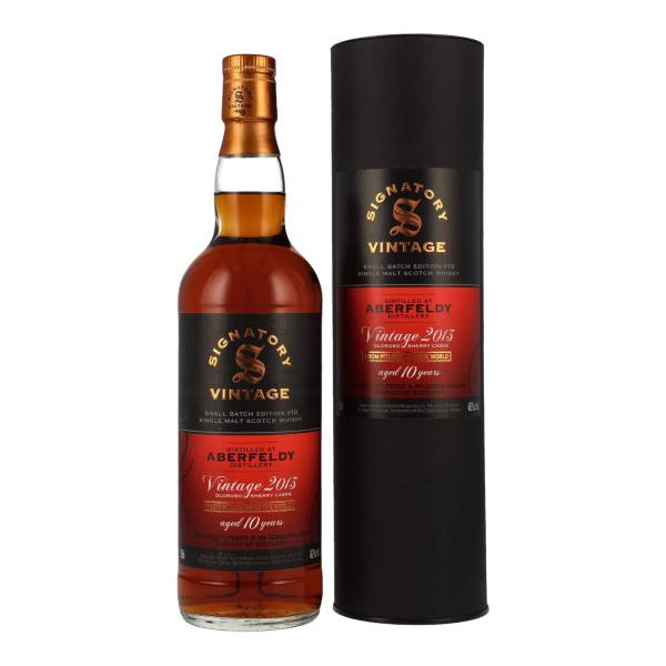 Aberfeldy 10 Jahre 2013 2024 Small Batch Edition #10 Signatory 48,2% 0,7l