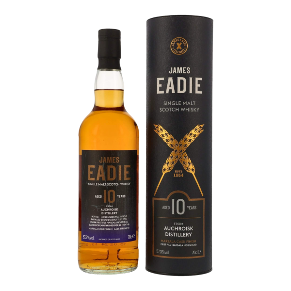Auchroisk 10 Jahre 2013 2024 First Fill Marsala #367500 James Eadie 57,3% 0,7l