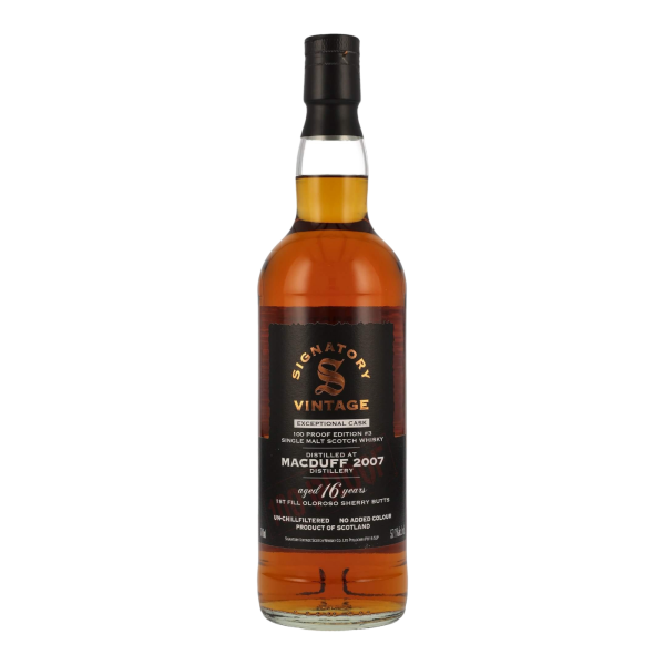 Macduff 16 Jahre Exceptional Cask 100 Proof Edition #3 Signatory 57,1% 0,7l