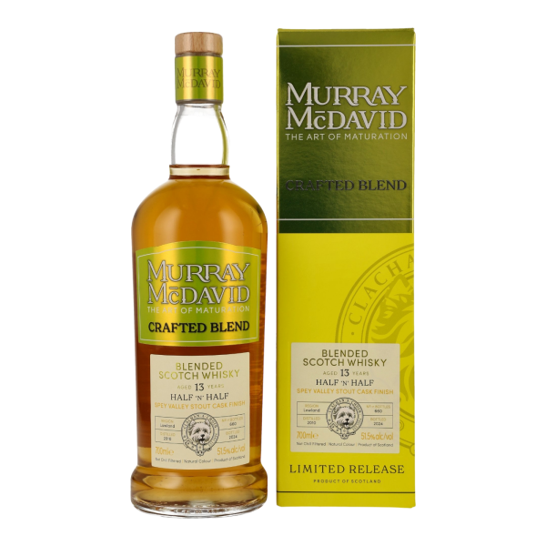 Half n Half 13 Jahre 2010 2024 Spey Valley Stout Cask Murray McDavid 51,5% 0,7l