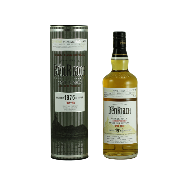 BenRiach 35 Jahre 1976 Cask Strength Peated #8804 54,9% 0,7l