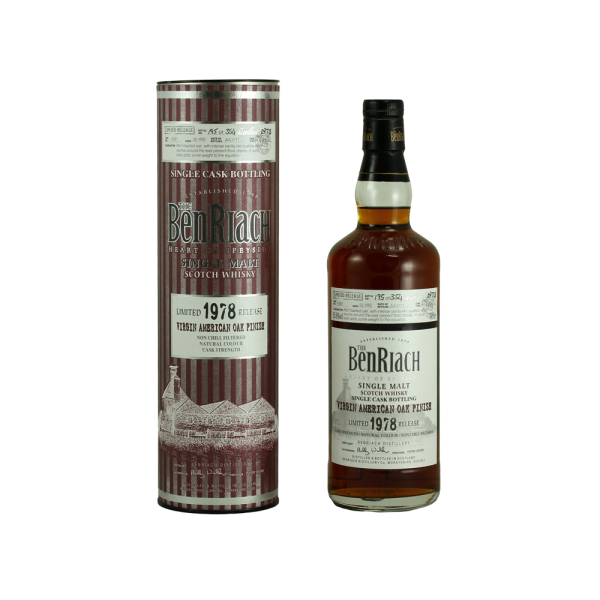 BenRiach 32 Jahre 1978 Cask Strength Virgin American Oak Finish #4387 50,9% 0,7l