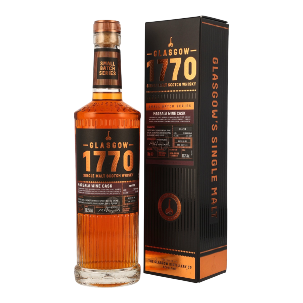 Glasgow 1770 Peated 7 Jahre Marsala Wine Cask Small Batch Series #1 60,2% 0,7l