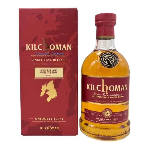 Kilchoman 2016 2025 Blanc de Blancs Finish #16/1103 Whisky&sup3; 55,6% 0,7l
