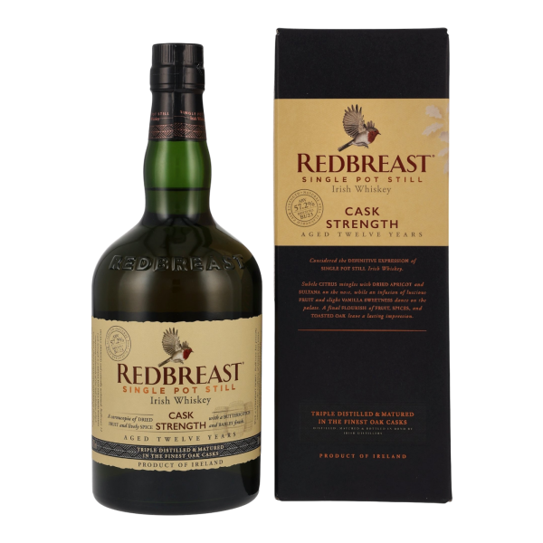 Redbreast 12 Jahre Cask Strength Single Pot Still Irish Whiskey 57,2% 0,7l