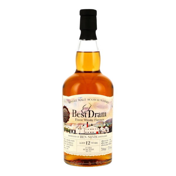 Ben Nevis 12 Jahre 2012 2025 First Fill Ruby Port Butt #1982 Best Dram 57,8% 0,7l