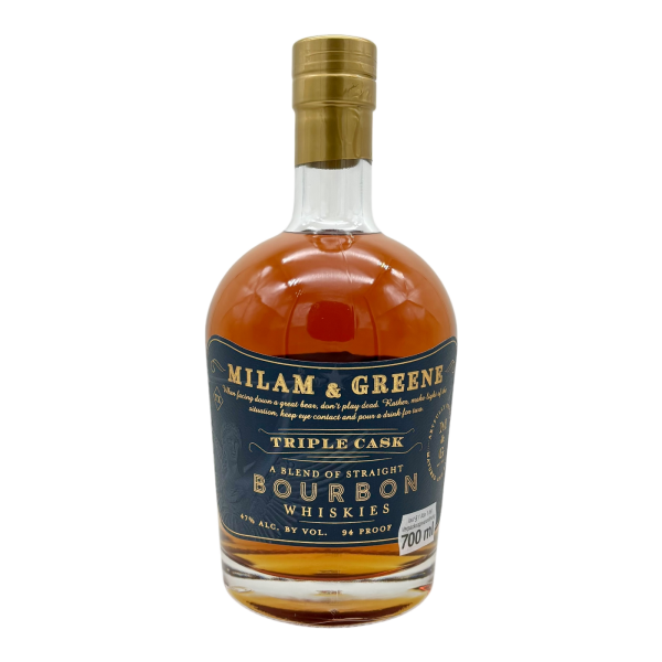 Milam & Greene Triple Cask Blende of Bourbon 47% 0,7l