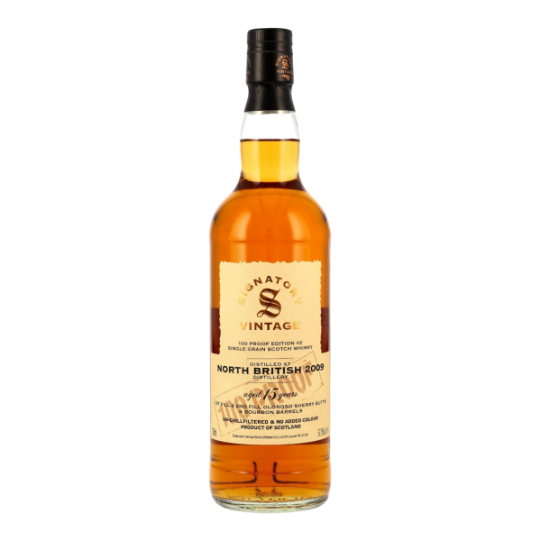 North British 15 Jahre 2009 2025 100 Proof Grain Edition #2 Signatory 57,1% 0,7l