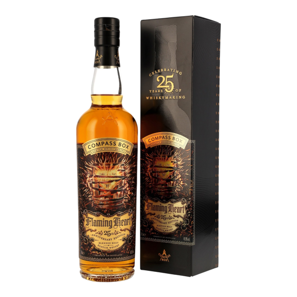 Compass Box Flaming Heart 25th Anniversary Edition Blended Malt 48,9% 0,7l