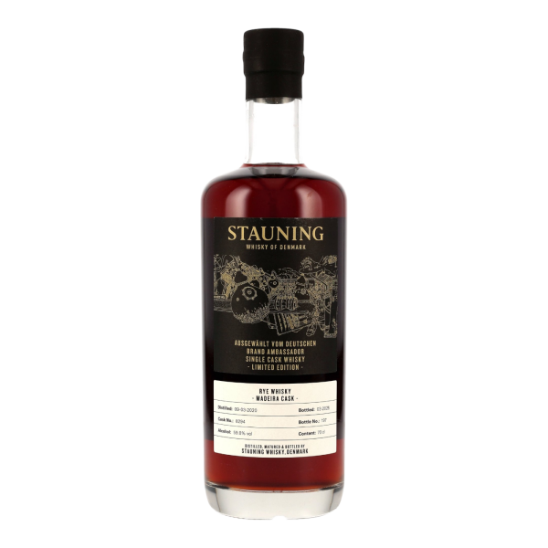 Stauning 5 Jahre 2020 2025 Madeira Cask #8294 Danish Whisky 52,5% 0,7l