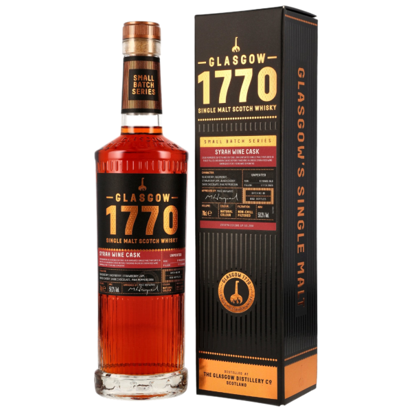 Glasgow 1770 5 Jahre 2020 2025 Syrah Wine Cask #20/1379, 20/1380 59,3% 0,7l