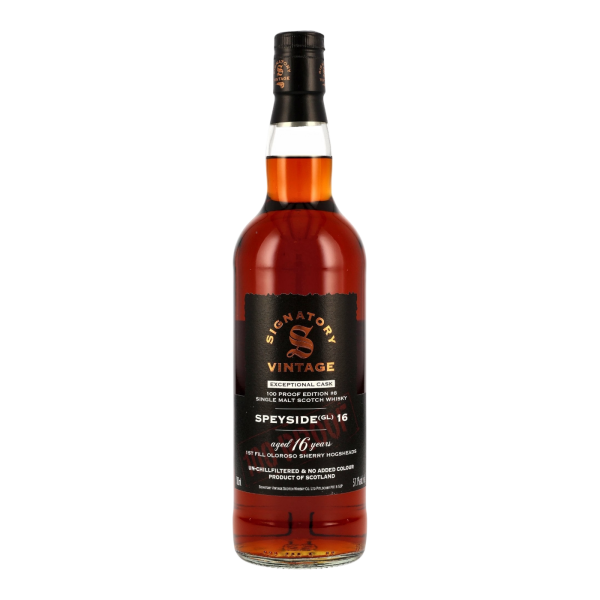 Speyside (GL) 16 Jahre Exceptional Cask 100 Proof Edition #8 Signatory 57,1% 0,7l
