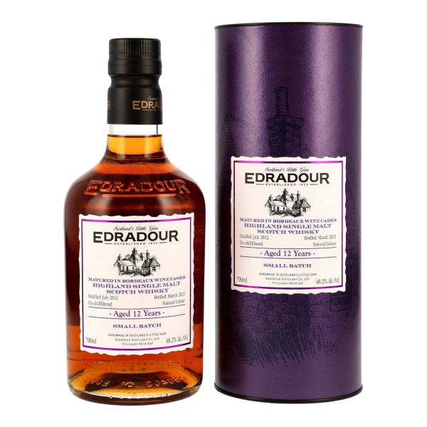 Edradour 12 Jahre 2012 2025 Bordeaux Wine Casks Small Batch 48,2% 0,7l