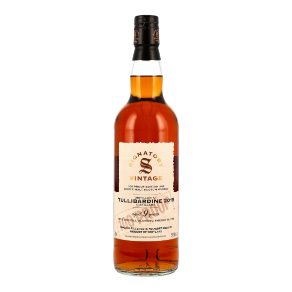 Tullibardine 9 Jahre 2015 2025 100 Proof Edition #44 Signatory 57,1% 0,7l
