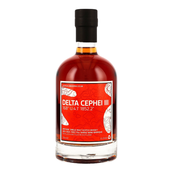 Delta Cephei III 2011 2025 First Fill Shiraz Barrique Scotch Universe 52,3% 0,7l