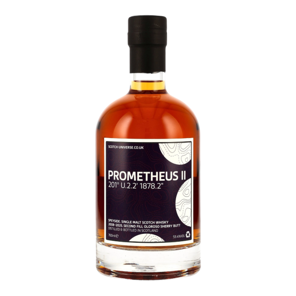 Prometheus II 2008 2025 2nd Fill Oloroso Sherry Butt Scotch Universe 59,4% 0,7l