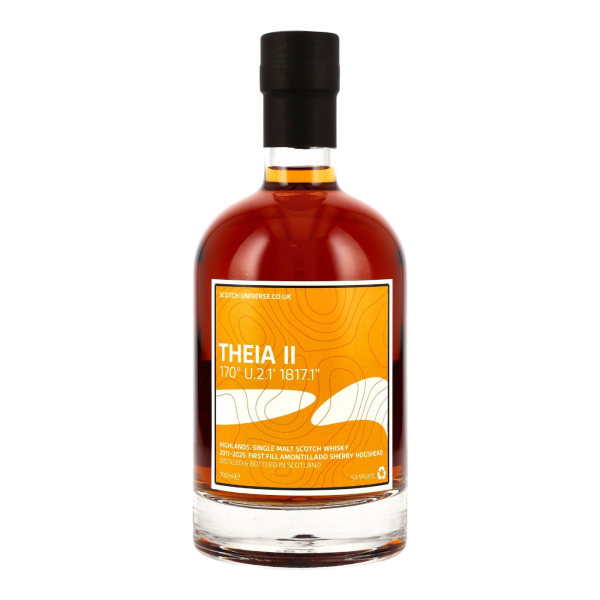 Theia II 2011 2025 First Fill Amontillado Sherry Hogshead Scotch Universe 53,9% 0,7l