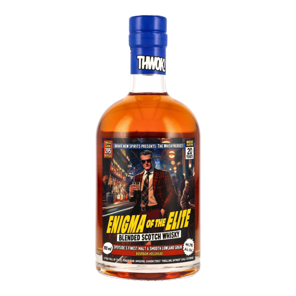 Blended Scotch 20 Jahre Whisky Heroes - Enigma of the Elite Brave New Spirits 44,7% 0,7l