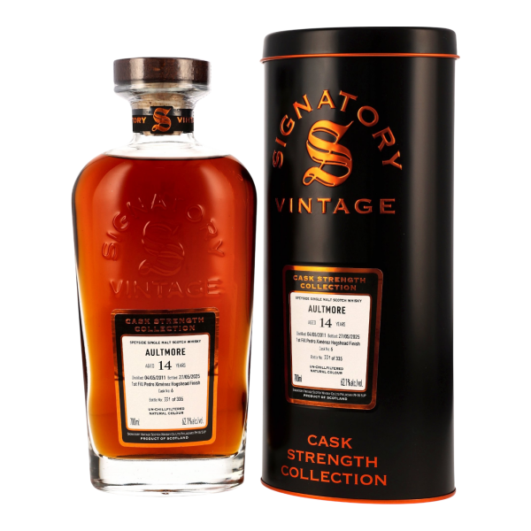 Aultmore 14 Jahre 2011 2025 1st Fill PX Hogshead Finish #6 Signatory 62,1% 0,7l
