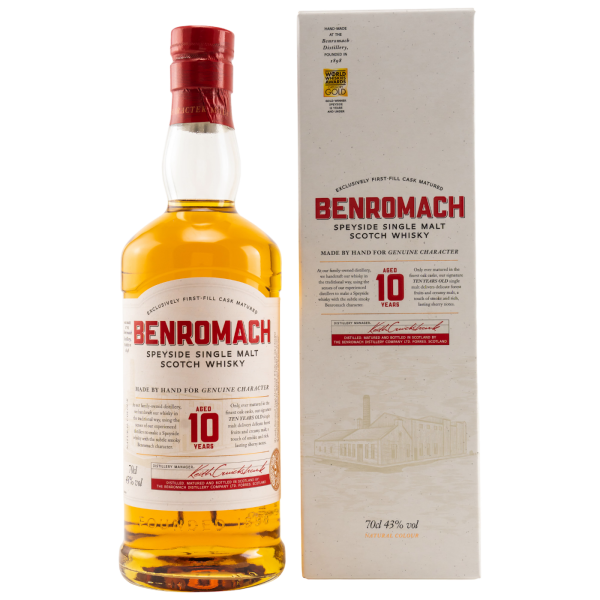 Benromach 10 Jahre Single Malt 43% 0,7l