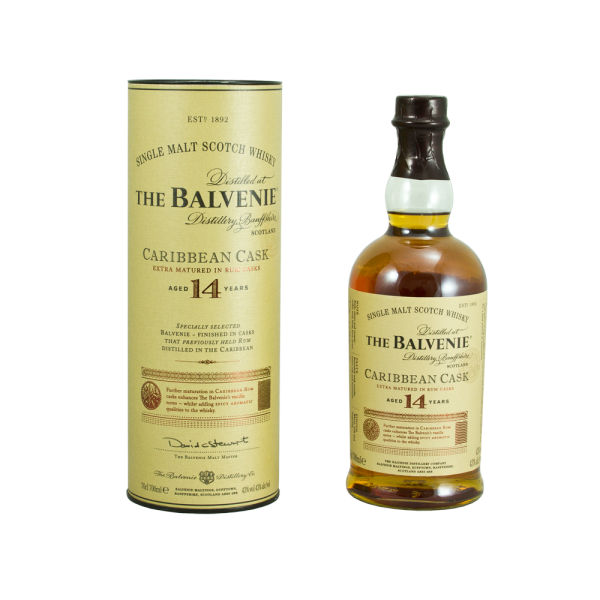 Balvenie 14 Jahre Caribbean Cask 43% 0,7l