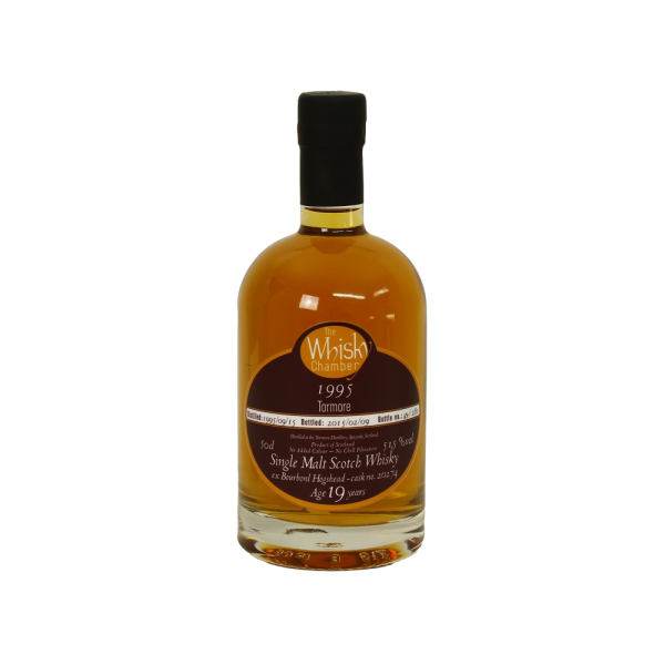 Tormore 19 Jahre 1995 2015 ex Bourbon #20274 The Whisky Chamber 51,5% 0,5l
