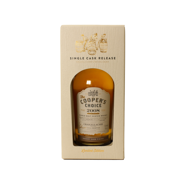 Craigellachie 7 Jahre Sherry Finish #9548 The Coopers Choice 46% 0,7l