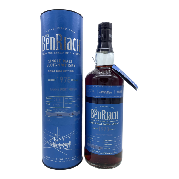BenRiach 37 Jahre 1978 2016 Tawny Port Finish #3114 48,8% 0,7l