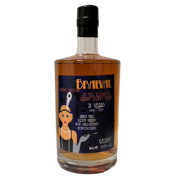 Braeval (Braes of Glenlivet) 21 Jahre 1996 2017 Sherry Octave Finish 52,8% 0,5l