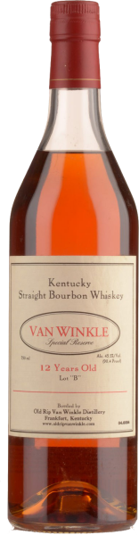 Old Rip van Winkle 12 Jahre Lot "B" Special Reserve Kentucky Straight Bourbon Whiskey 45,2% 0,75l