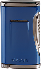 Xikar Feuerzeug Xidris, Blau-Metallic - Single Jet Flame