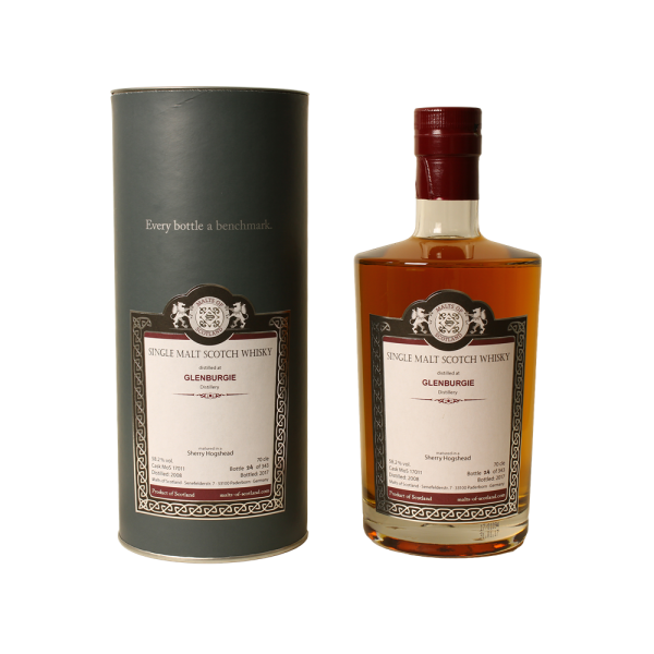 Glenburgie 2008 2017 Sherry Hogshead #17011 MoS 58,2% 0,7l