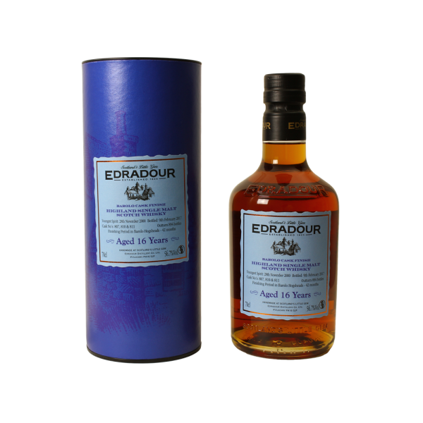 Edradour 16 Jahre 2000 2017 Barolo Cask Finish #807,810,811 56,7% 0,7l