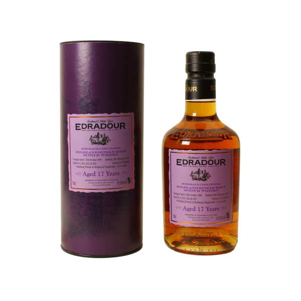 Edradour 17 Jahre 1999 2017 Bordeaux Finish #812,822 & 823 55,8% 0,7l