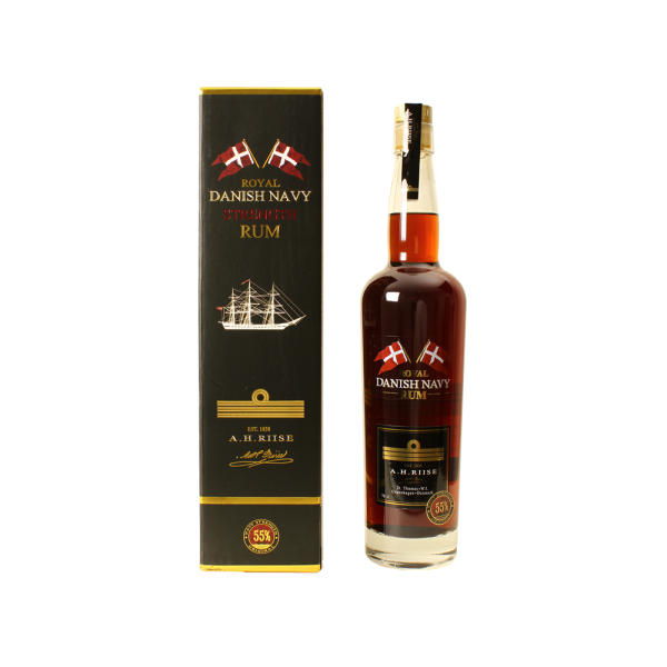 A.H. Riise Royal Danish Navy Strength Rum Virgin Islands 55% 0,7l
