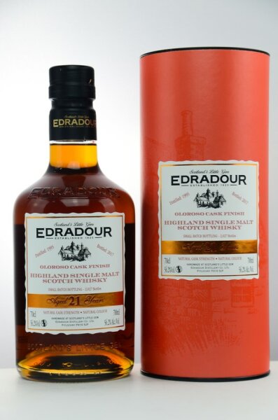 Edradour 21 Jahre 1995 2017 Oloroso Cask Finish 56,2% 0,7l