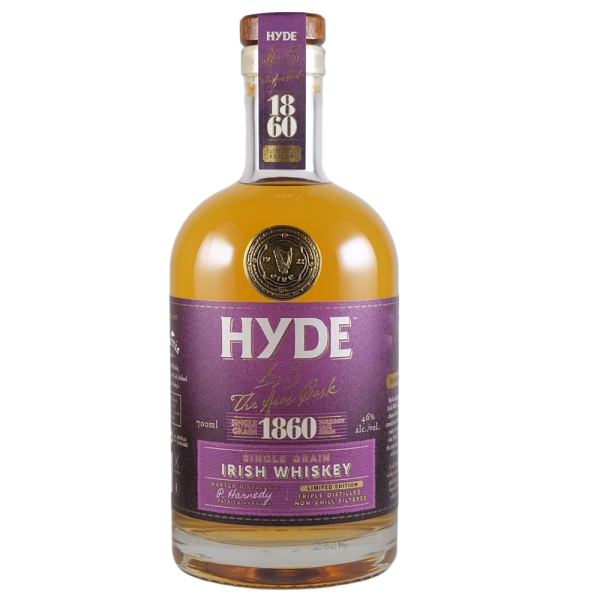 Hyde No. 5 Burgundy Finish Single Grain Irish Whiskey 46% 0,7l