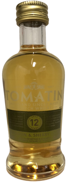 MINI - Tomatin 12 Jahre 43% 0,05l