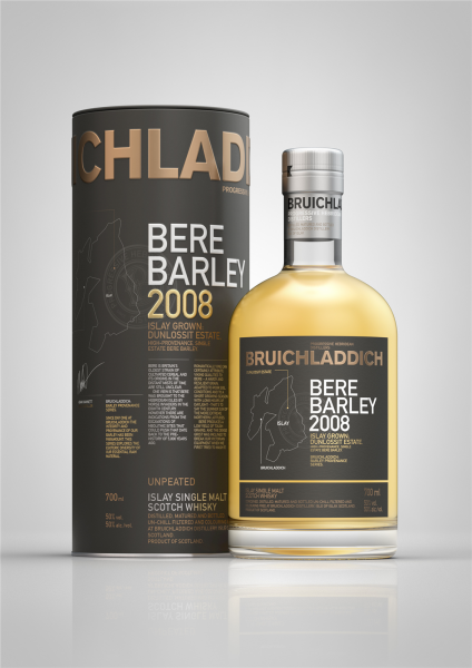 Bruichladdich 2008 Bere Barley Dunlossit Islay 50% 0,7l