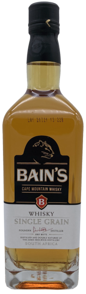 Bains Cape Mountain Single Grain Whisky 40% 0,7l