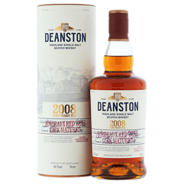 Deanston 9 Jahre 2008 Bordeaux Red Wine Cask Finish 58,7% 0,7l