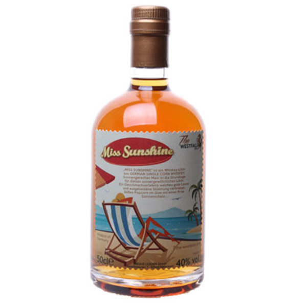 The Westfalian Miss Sunshine Single Corn Whiskey Lik&ouml;r 40% 0,5l