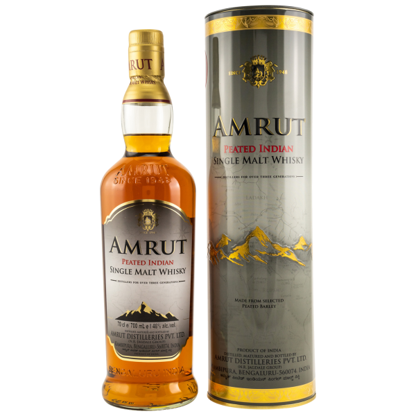 Amrut Peated Indian Single Malt 46% 0,7l