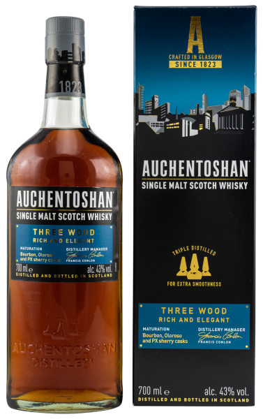 Auchentoshan Three Wood 43% 0,7l
