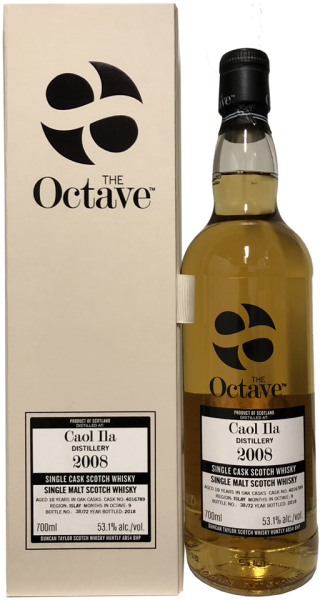 Caol Ila 10 Jahre 2008 2018 The Octave #4016789 Duncan Taylor 53,1% 0,7l