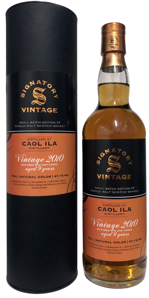 Caol Ila 9 Jahre 2010 2020 Small Batch Edition #7 Signatory 47,1% 0,7l