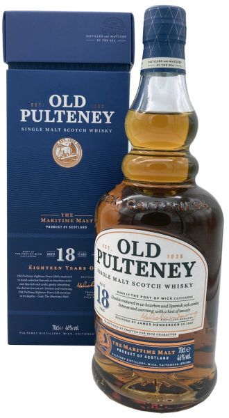 Old Pulteney 18 Jahre Single Malt Whisky 46% 0,7l