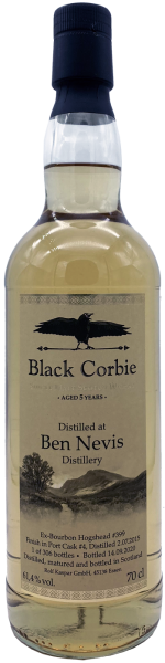 Ben Nevis 5 Jahre 2015 2020 Port Finish #399 Black Corbie 61,4% 0,7l