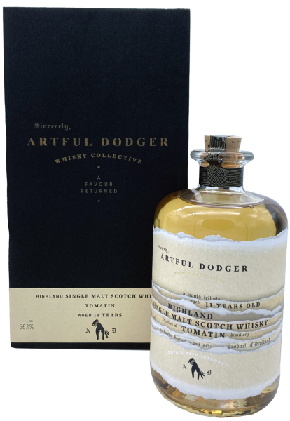 Tomatin 11 Jahre 2008 2019 ex Bourbon Hogshead #453 Artful Dodger Whisky Collective 56,1% 0,5l