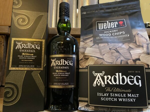 Ardbeg Uigeadail 54,2% 0,7l + Holzchips
